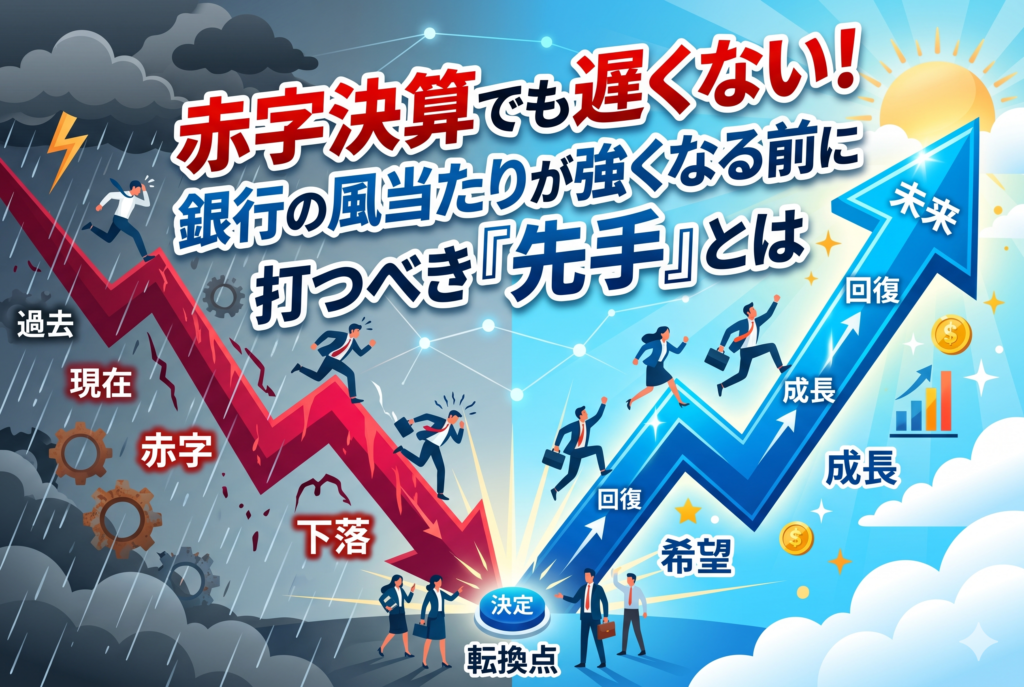 赤字決算でも遅くない。早期経営改善計画を活用したV字回復のロードマップ