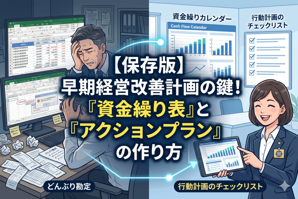 早期経営改善計画の鍵を握る「資金繰り表」と「アクションプラン」の作り方
