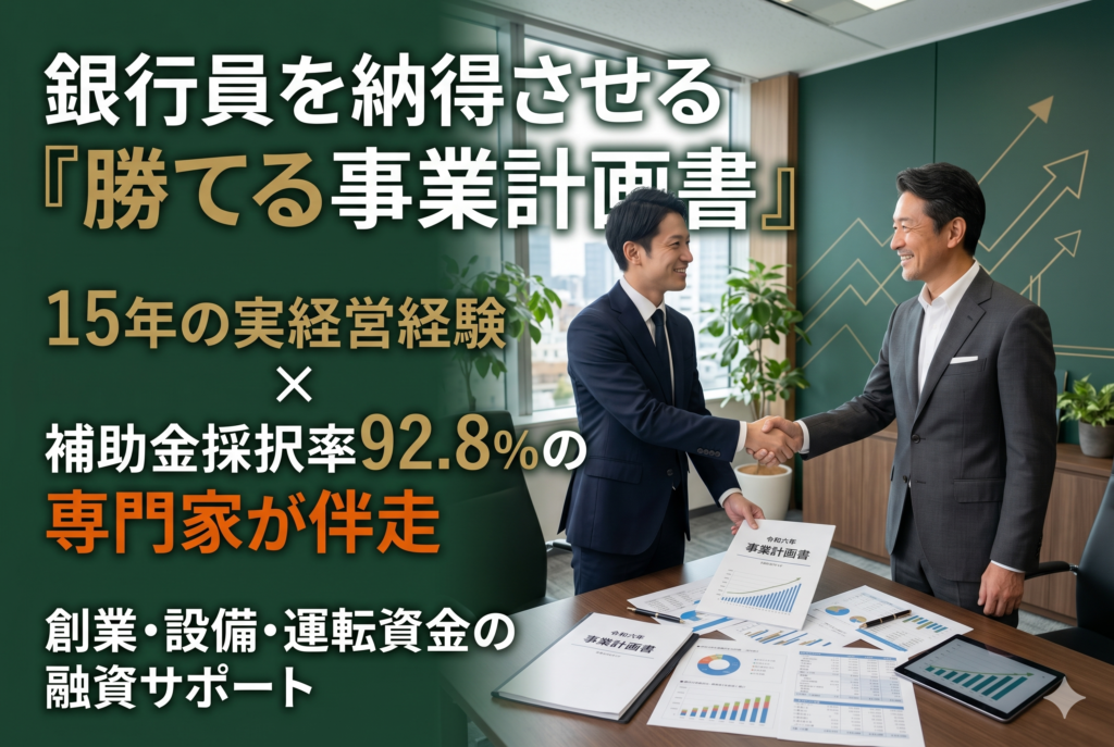 金融機関からの融資サポート