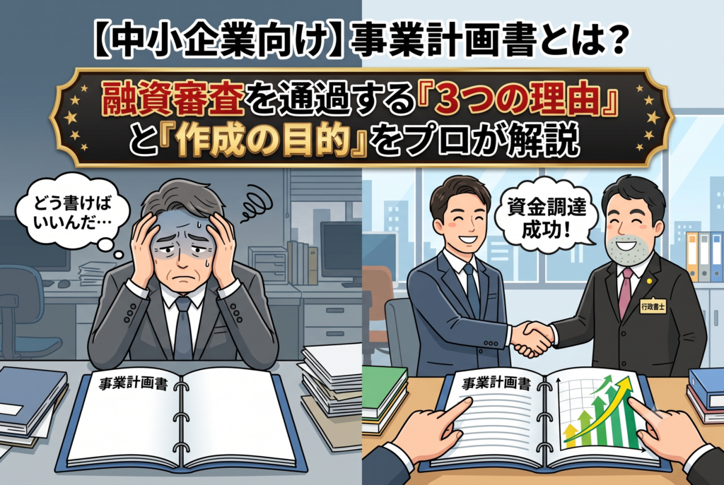 【中小企業向け】事業計画書とは？目的と融資審査を通過する3つの理由