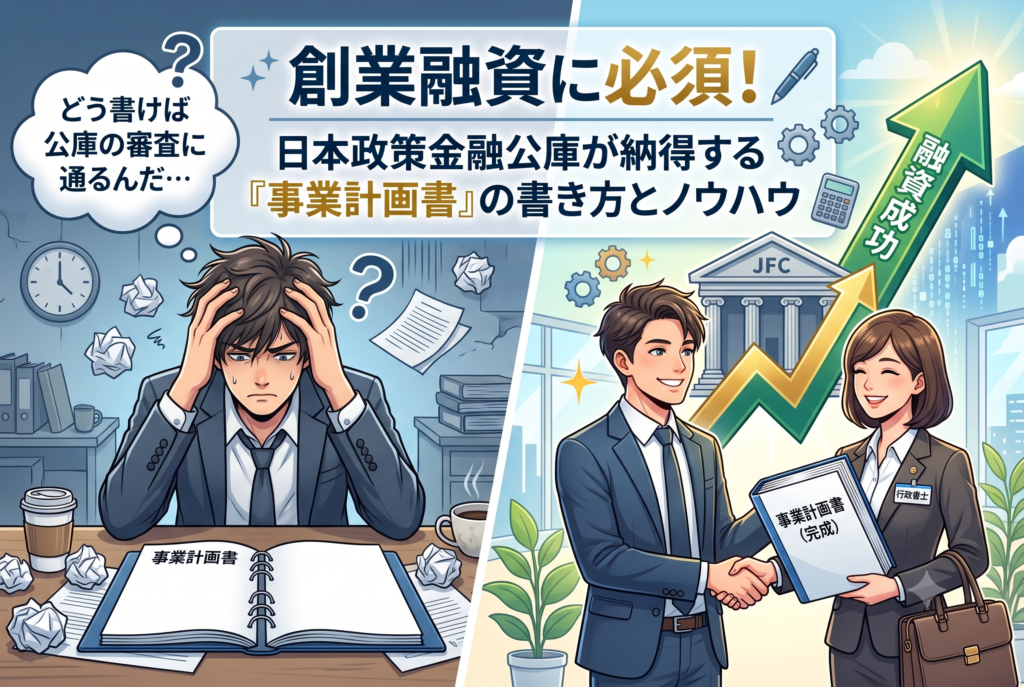 創業融資に必須！日本政策金融公庫が納得する事業計画書の役割とは