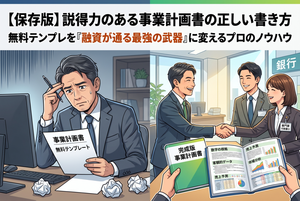 【保存版】説得力のある事業計画書の正しい書き方・項目別解説