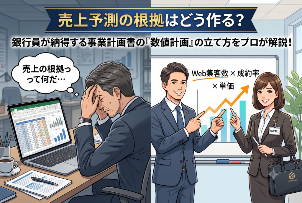 売上予測の根拠はどう作る？事業計画書における「数値計画」の立て方
