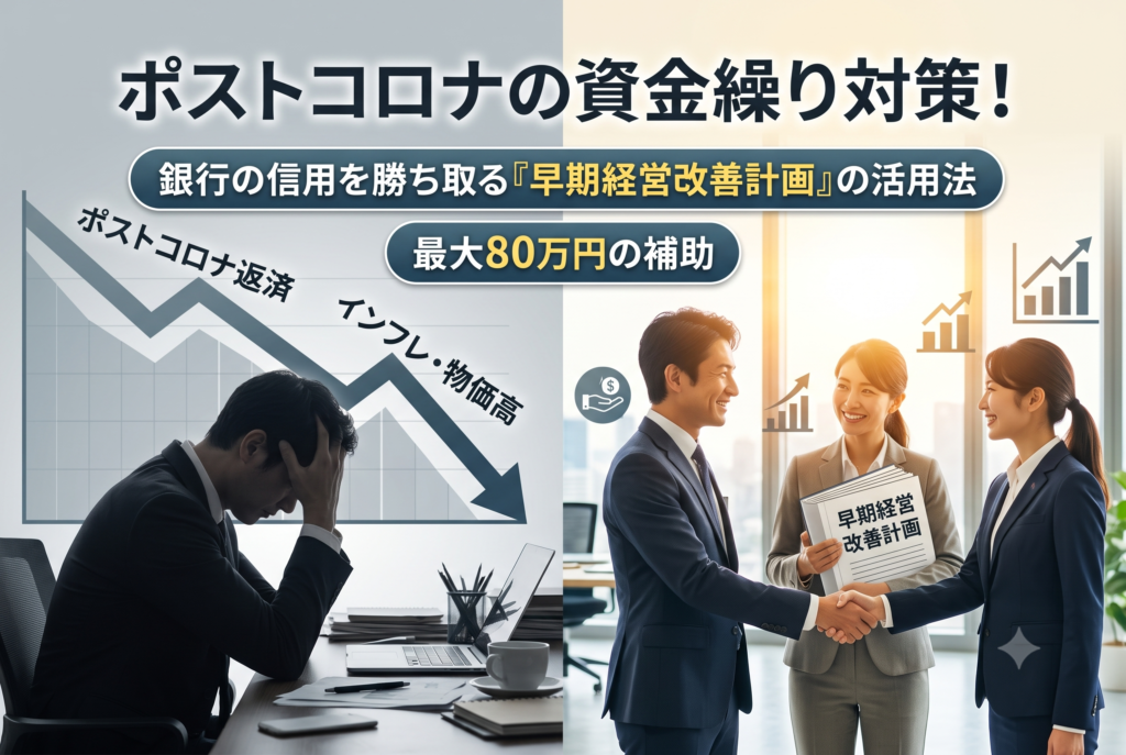 ポストコロナの資金繰り対策！早期経営改善計画で銀行からの信用を高める方法